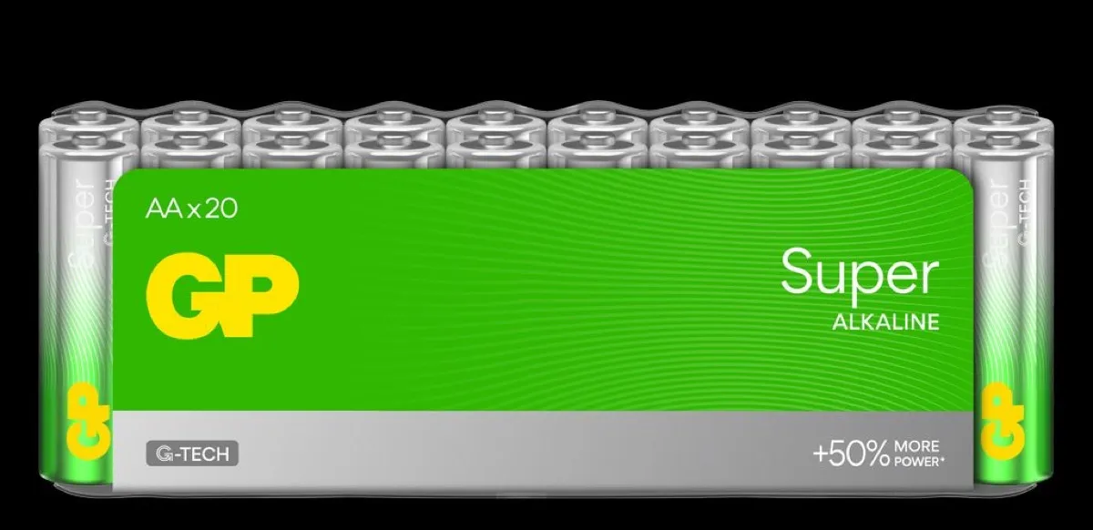 GP Super Alkaline AA 20-pack