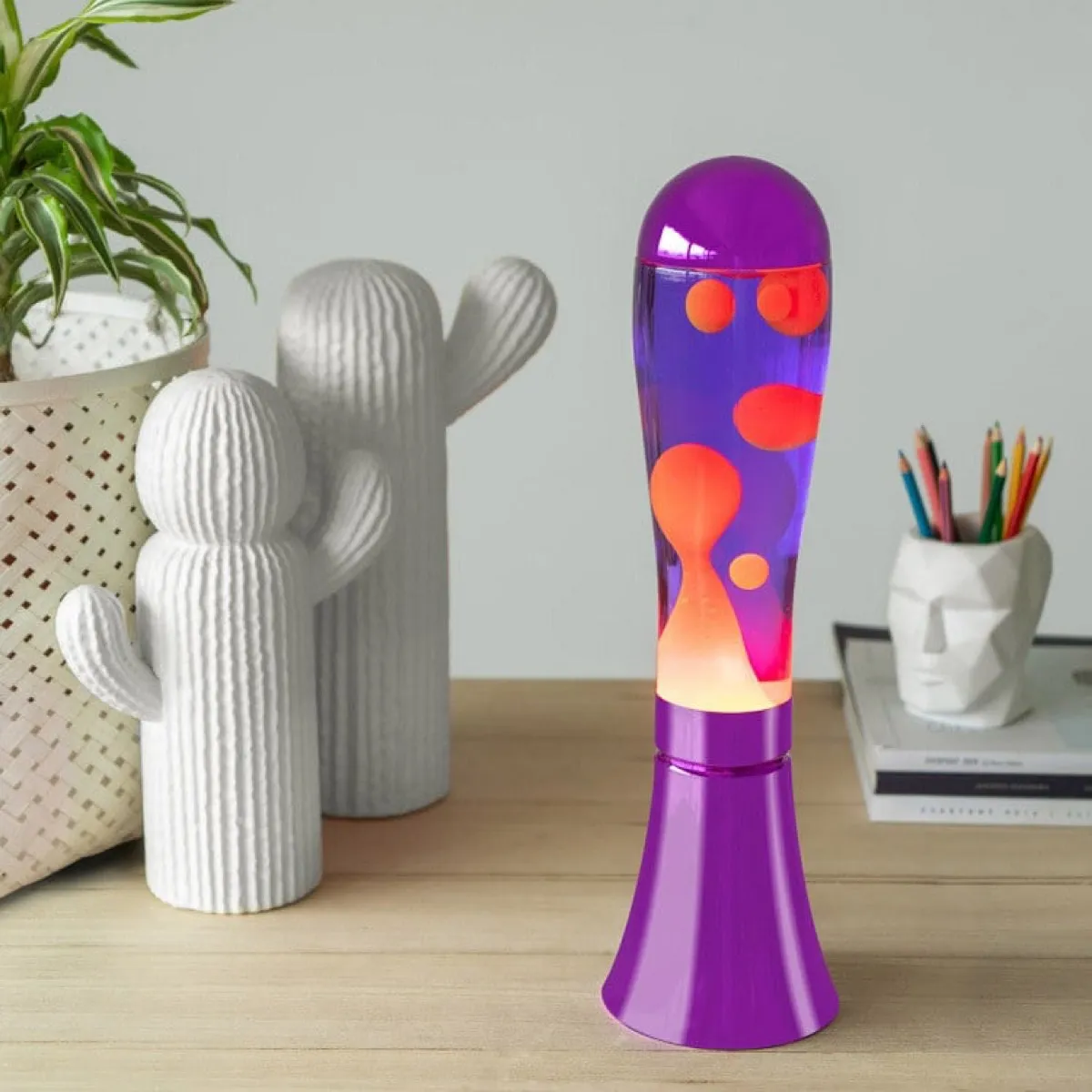 Lila lavalampa 45 cm 40 W