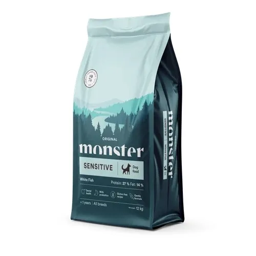Monster Dog Original Sensitive All Breed (vitfisk)