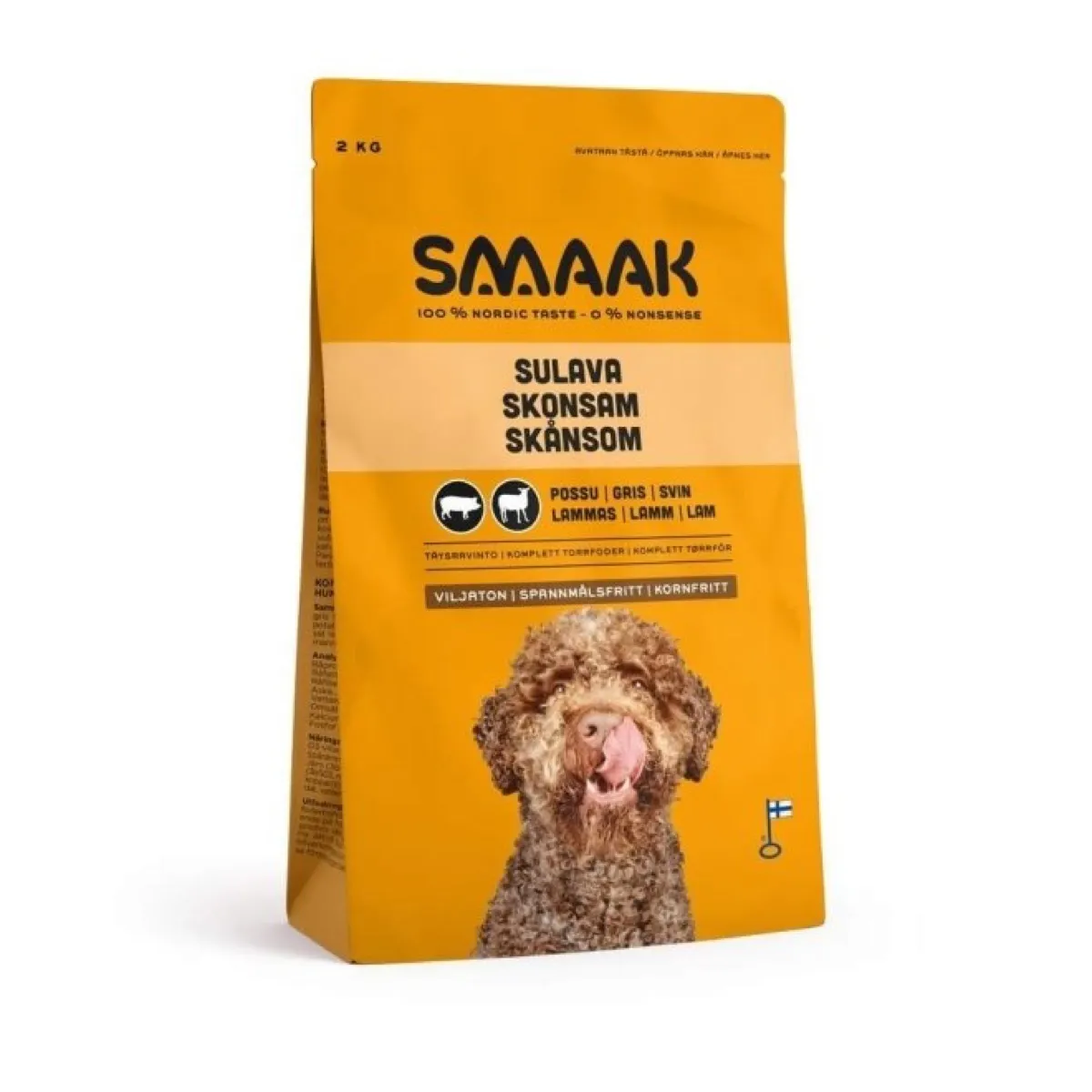 SMAAK Dog Adult Skonsam Gris & Lamm