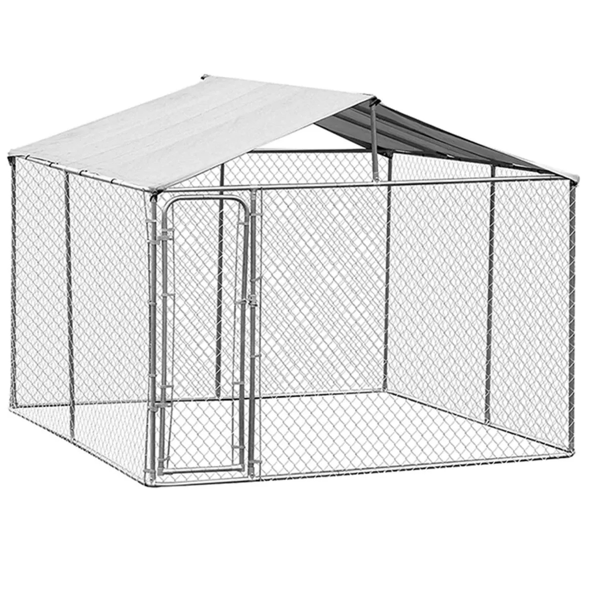 Trekker hundgård med tak 3x3 m